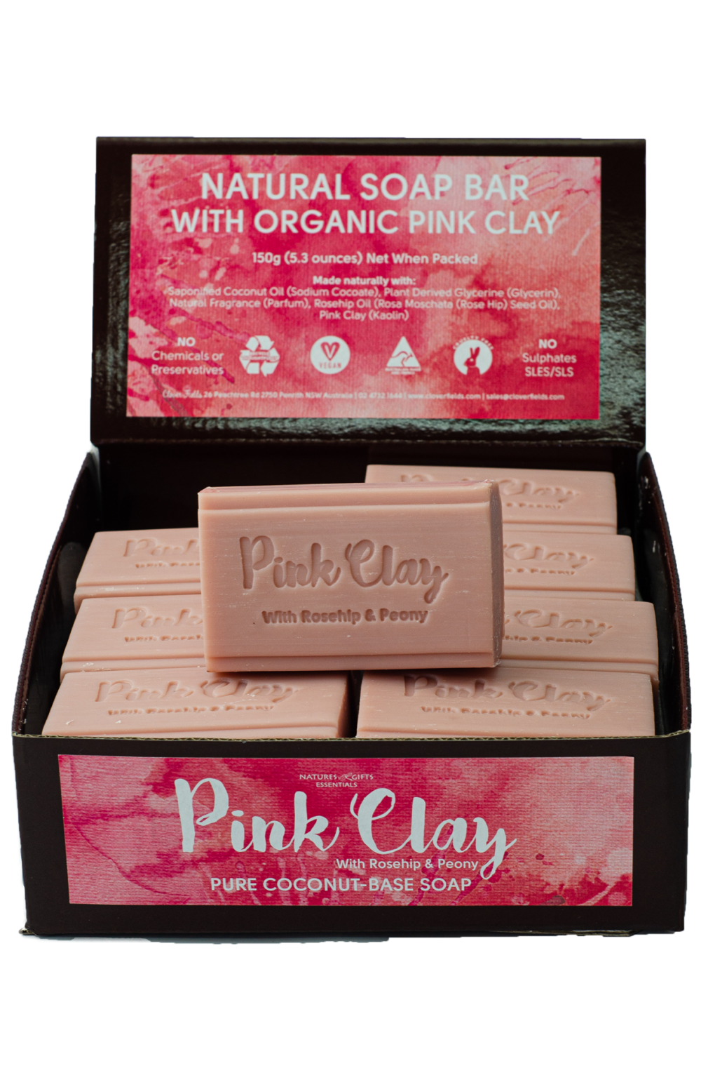 Handgemaakte roze zeep PNG Gratis Download