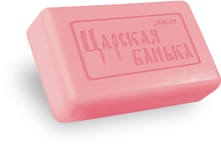 Imagen Transparente de jabón rosado hecho a mano