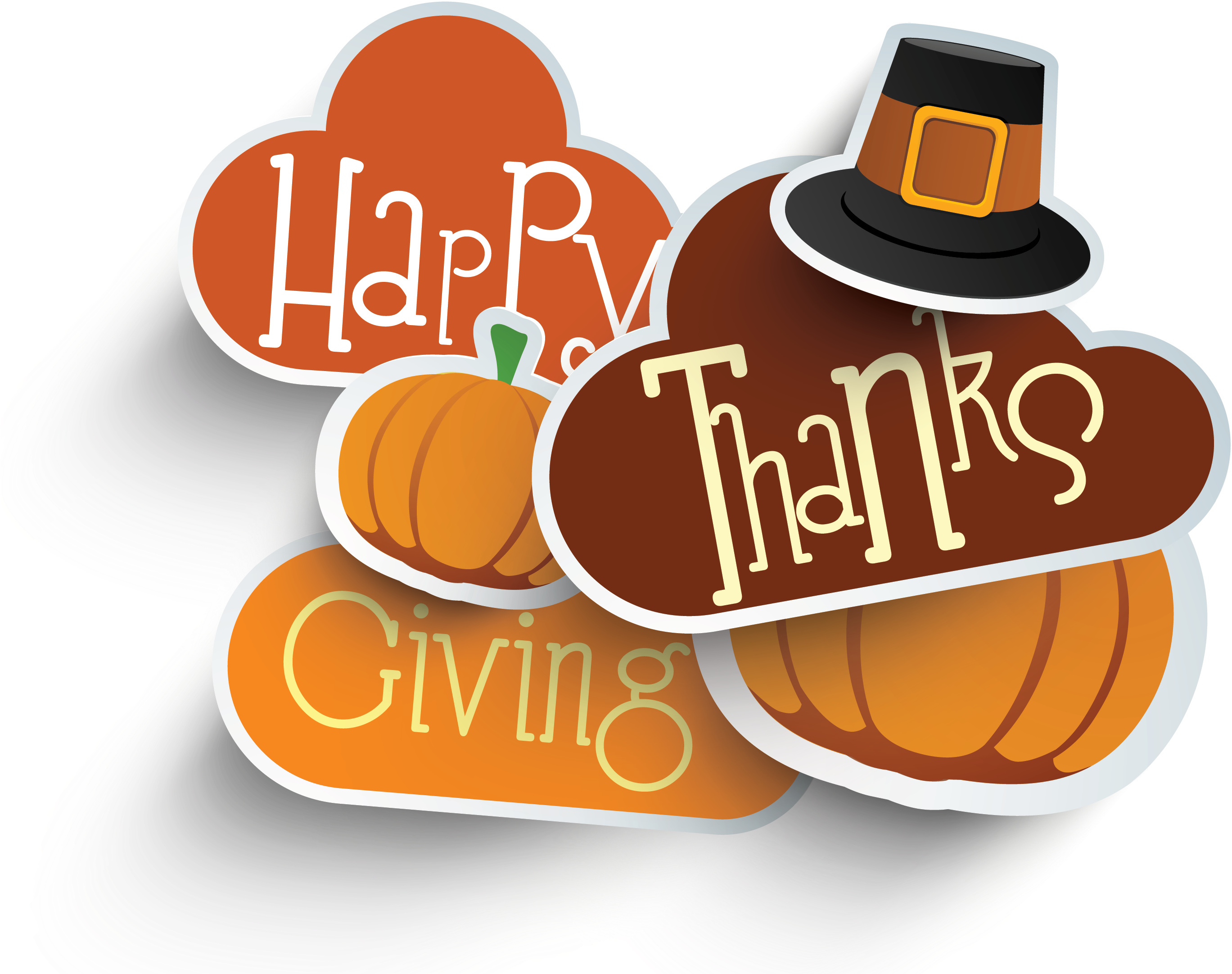 Happy Thanksgiving Day PNG Transparent Image