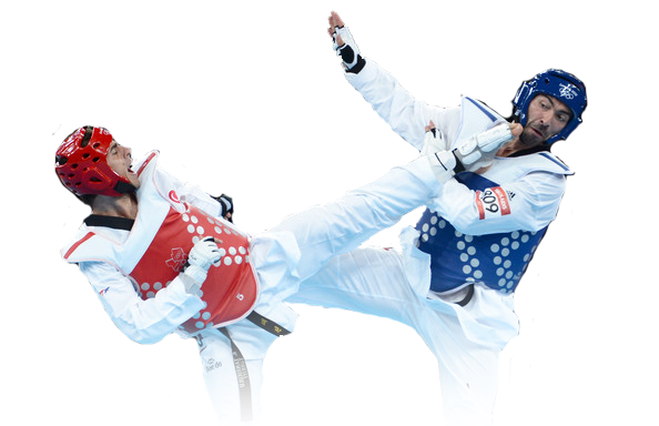 Kicking Taekwondo PNG High-Quality Image