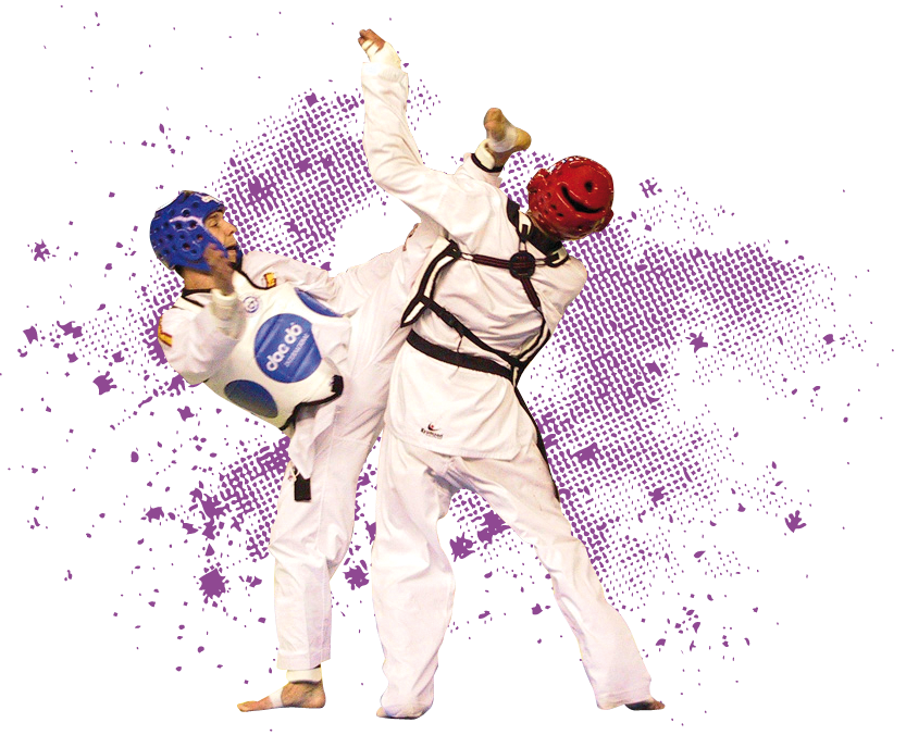 Kicking Taekwondo PNG Picture