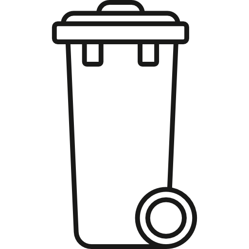 Long Waste Basket PNG Download Image