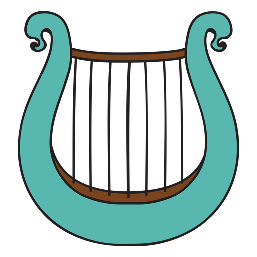 Lyre Instrument PNG-Bild