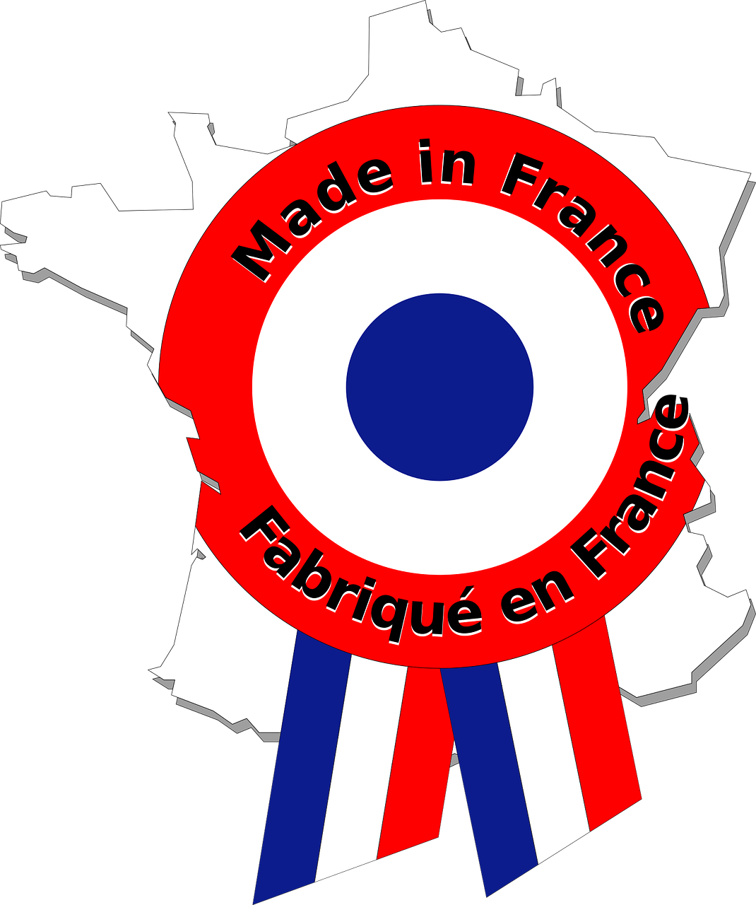 Dibuat di Prancis Logo PNG Gambar berkualitas tinggi