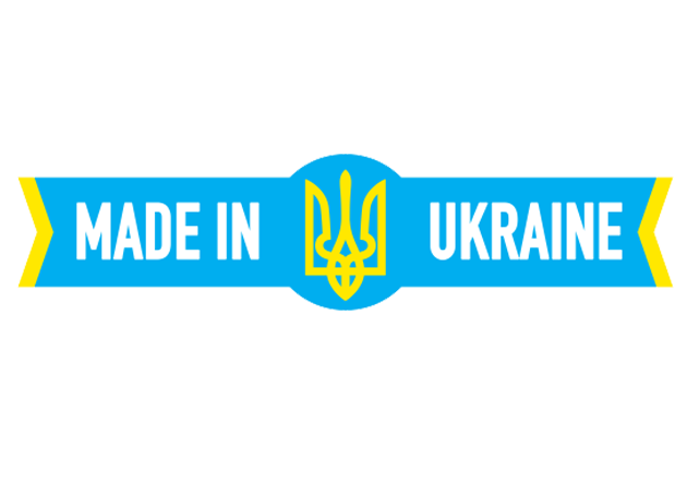 Dibuat dalam logo Ukraina PNG Gambar Transparan