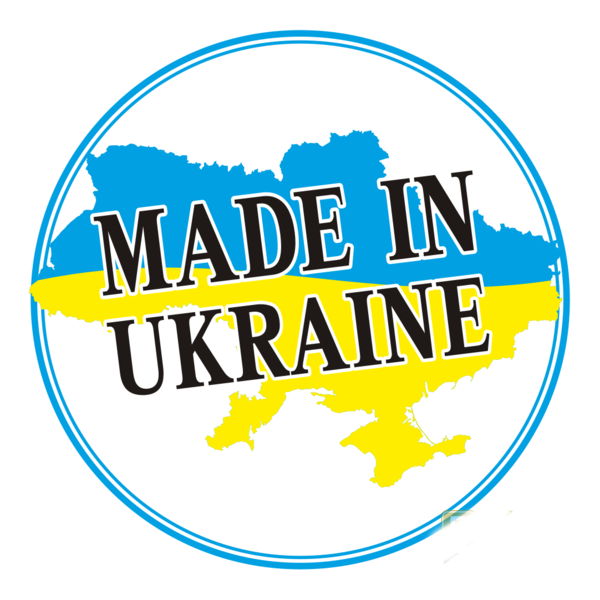 Dibuat dalam logo Ukraina Gambar Transparan