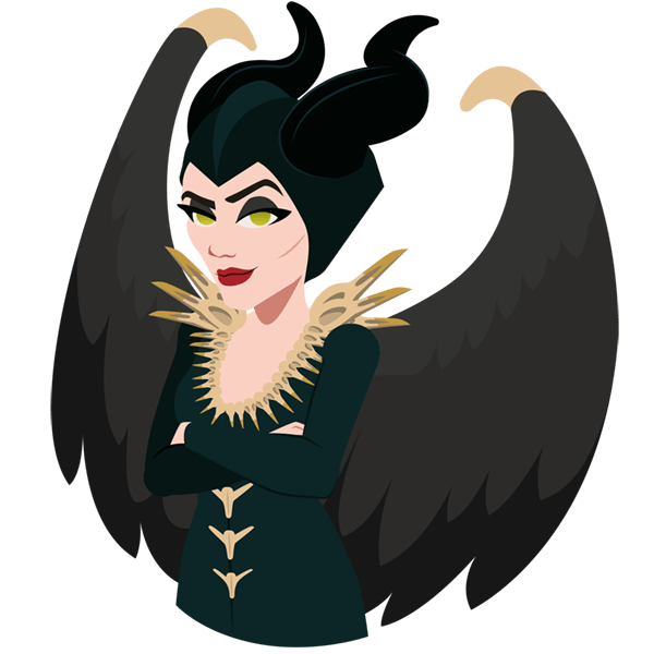 Maleficent Horns Cosplay Download Transparent PNG-Afbeelding