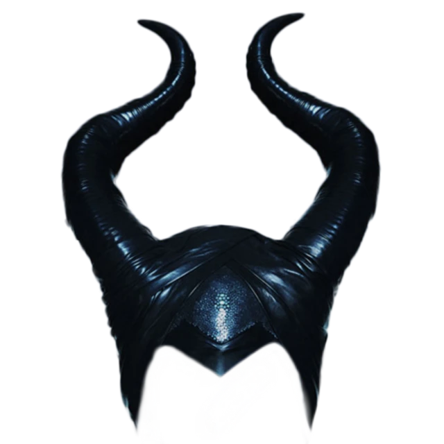 Maleficent Horns Cosplay PNG-Afbeelding Achtergrond