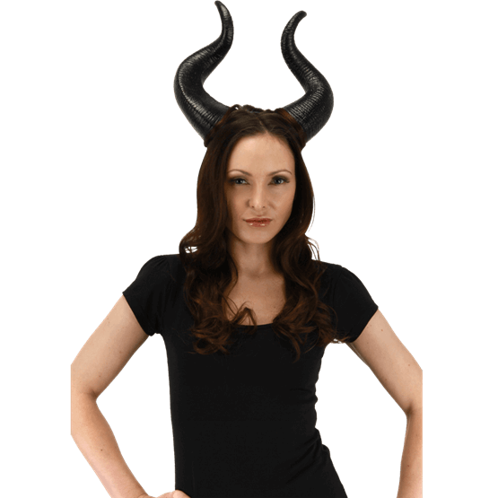 Maleficent Horns Cosplay PNG Image Transparent Background