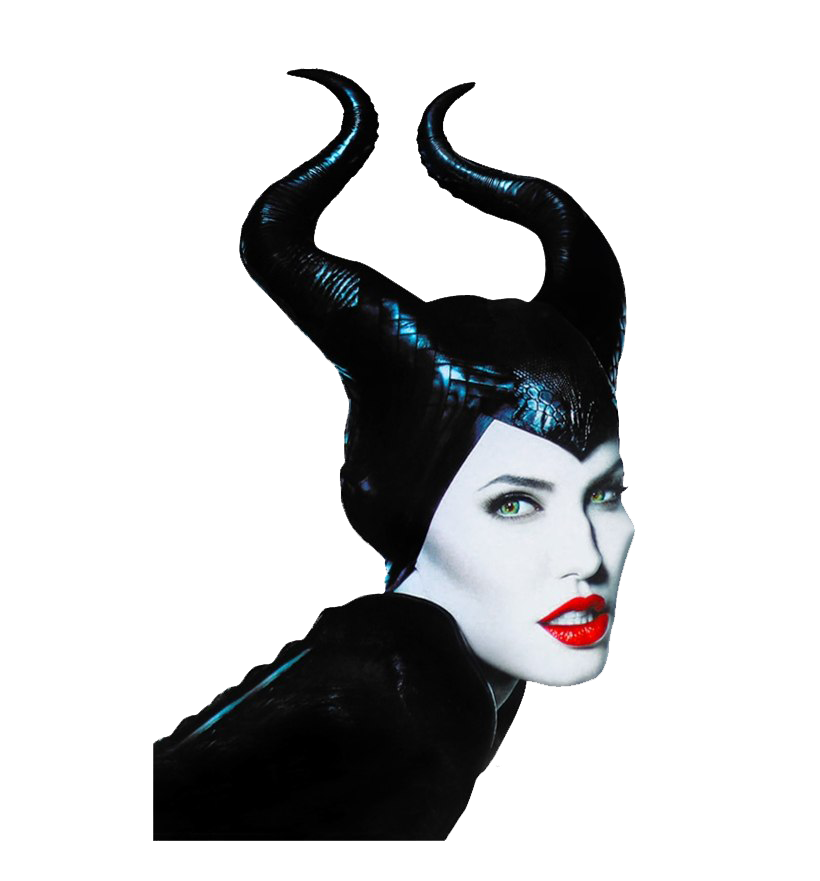 Maleficent Horns Cosplay PNG Image