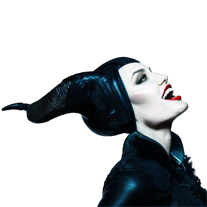 Maleficent Horns Cosplay PNG Photo