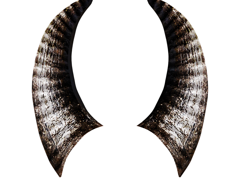 Maléfeuille Horns Cosplay PC PNG