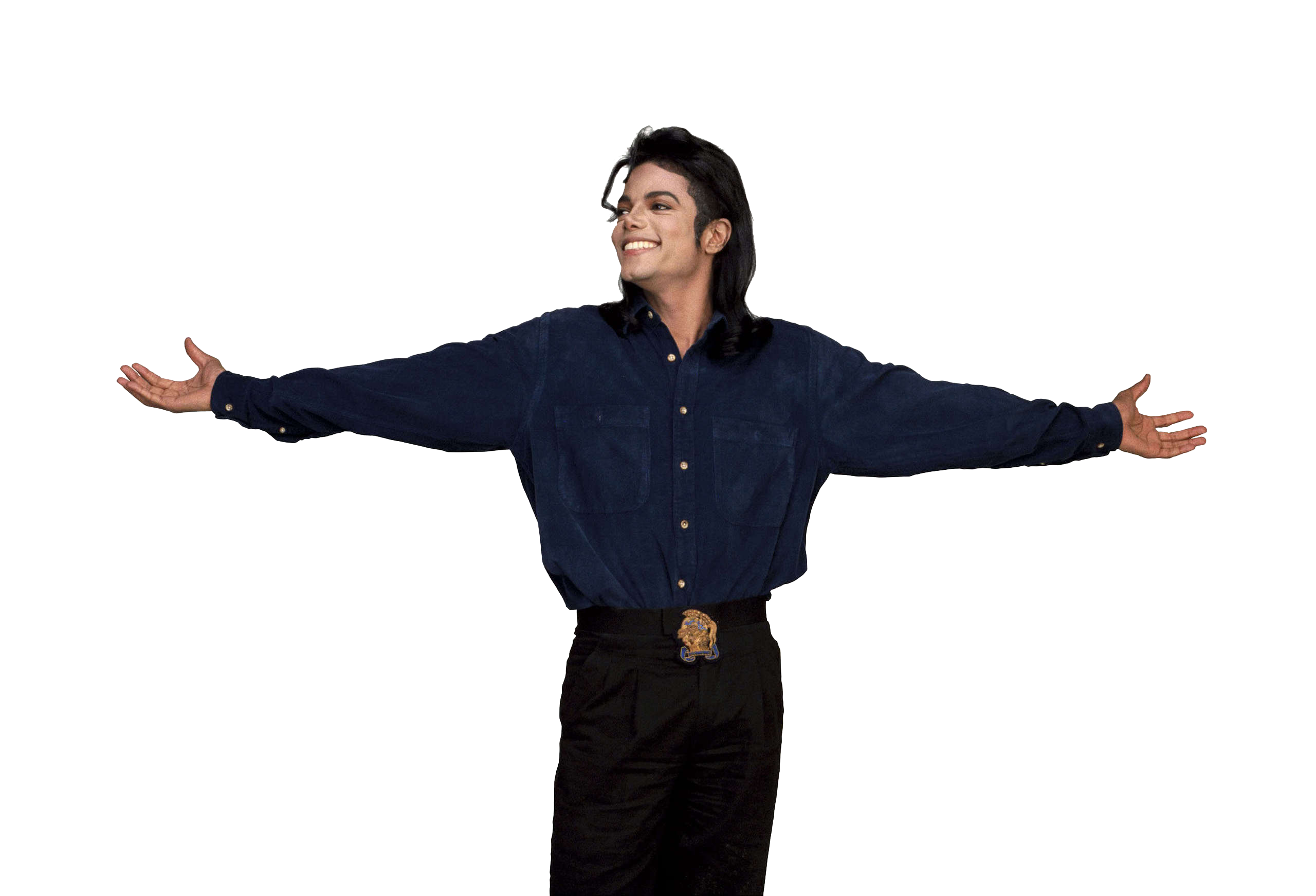 Michael Jackson Moonwalk Dance PNG High-Quality Image