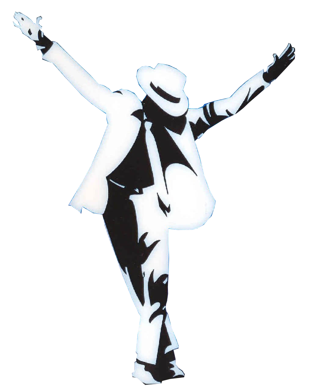 Michael Jackson Moonwalk Dance PNG Picture