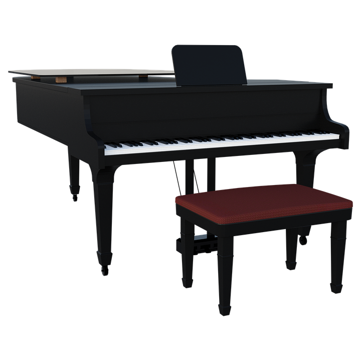 Moderne pianobank Download PNG-Afbeelding