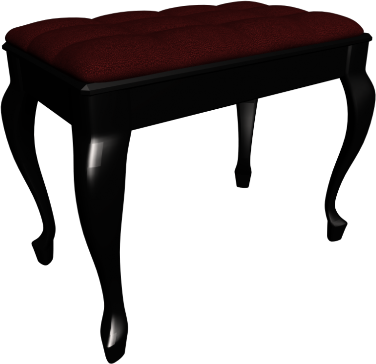 Modern Piano Bench PNG Image Background