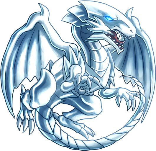 Neonblaue Augen weißen Drachen-PNG-Bild-Hintergrund