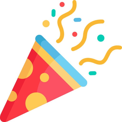 Party Birthday Blower PNG No Background