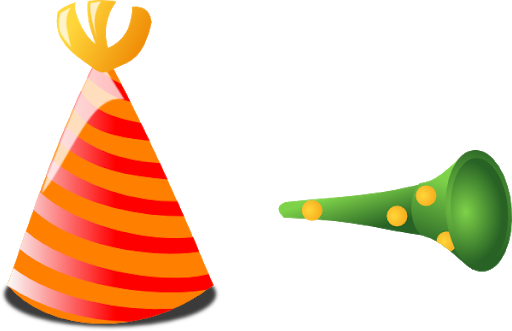 Party Birthday Blower PNG Transparent Background