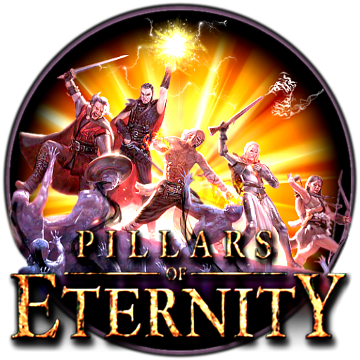 Pilastri dellimmagine di sfondo del gioco del gioco di eternità