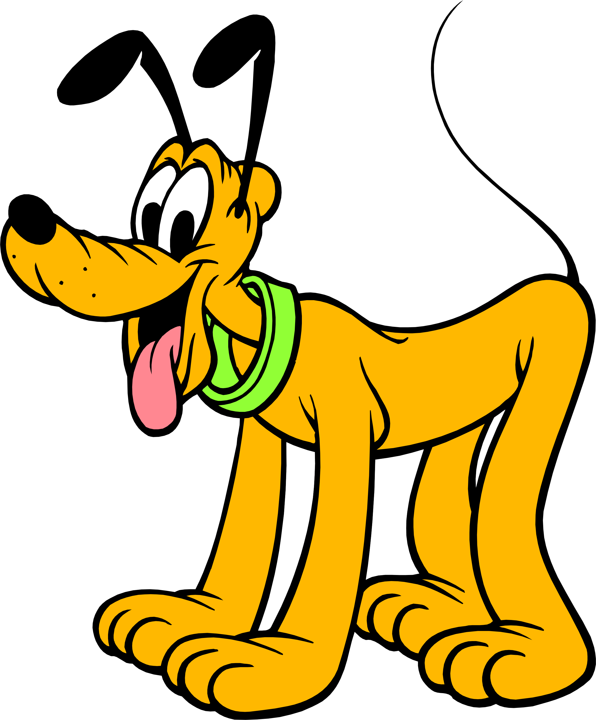 Pluto Dog PNG-Bildhintergrund