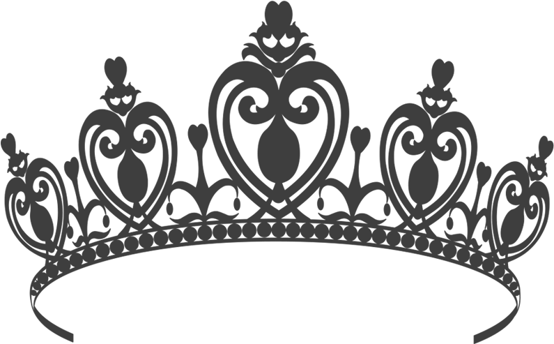 Reine noire couronne PNG clipart fond
