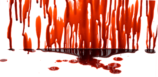 Red Blood Drip PNG Transparent Background