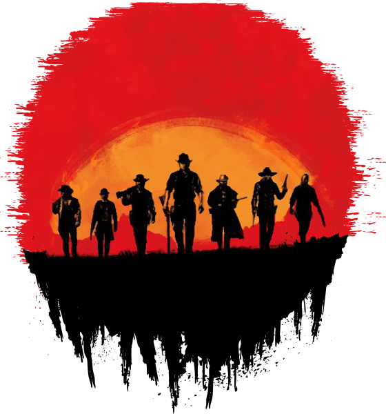 Red Dead Redemption Characters PNG Background Image
