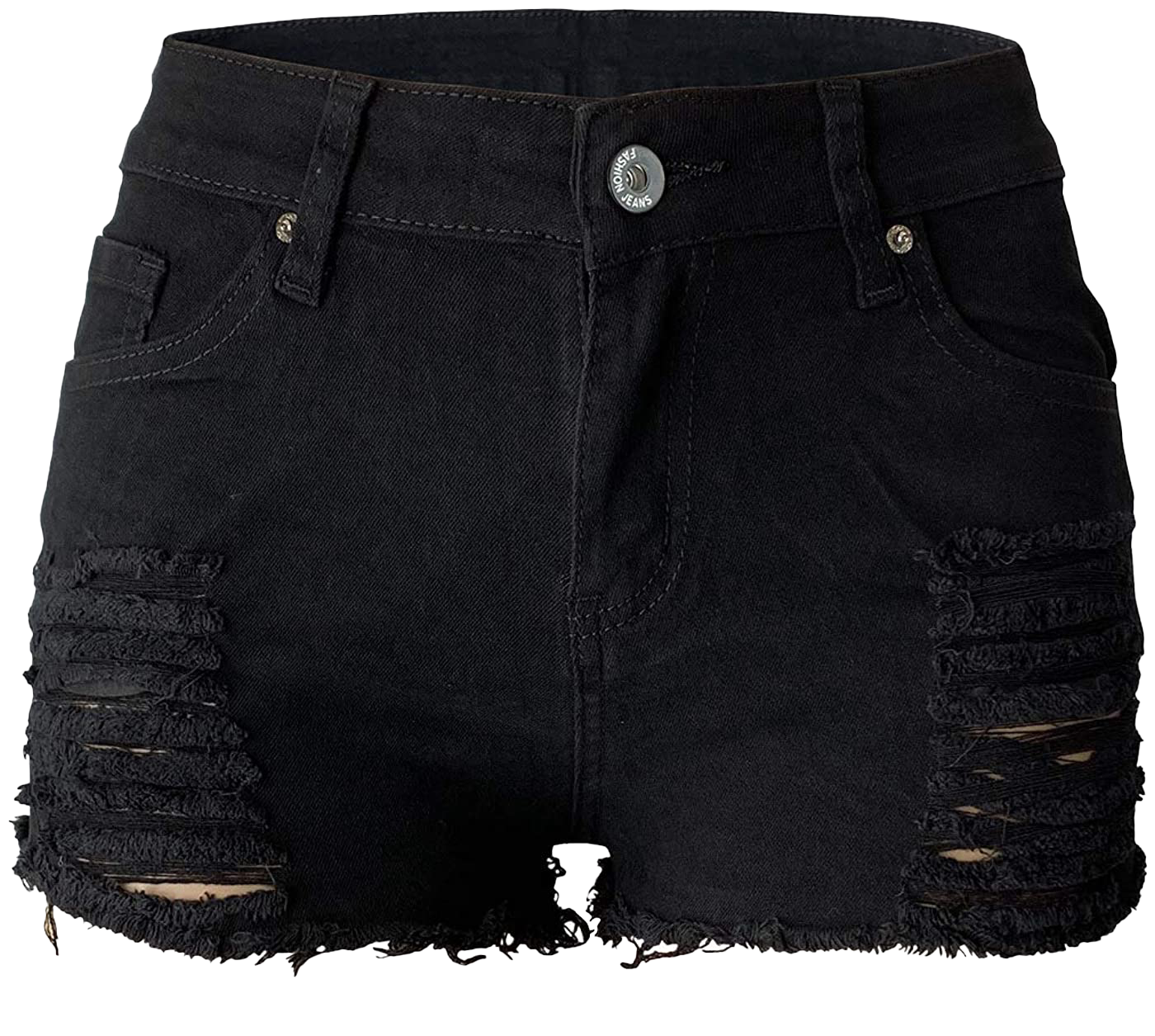 Ripped Black Shorts PNG Background Photo