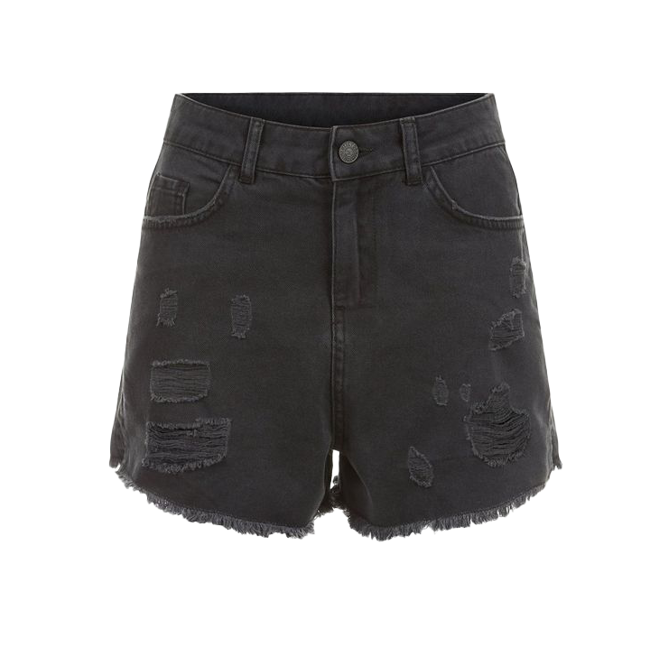 Ripped Black Shorts PNG Free Picture
