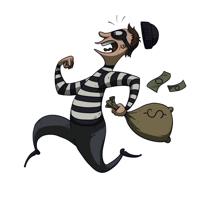 Robber Thief Transparent Background PNG