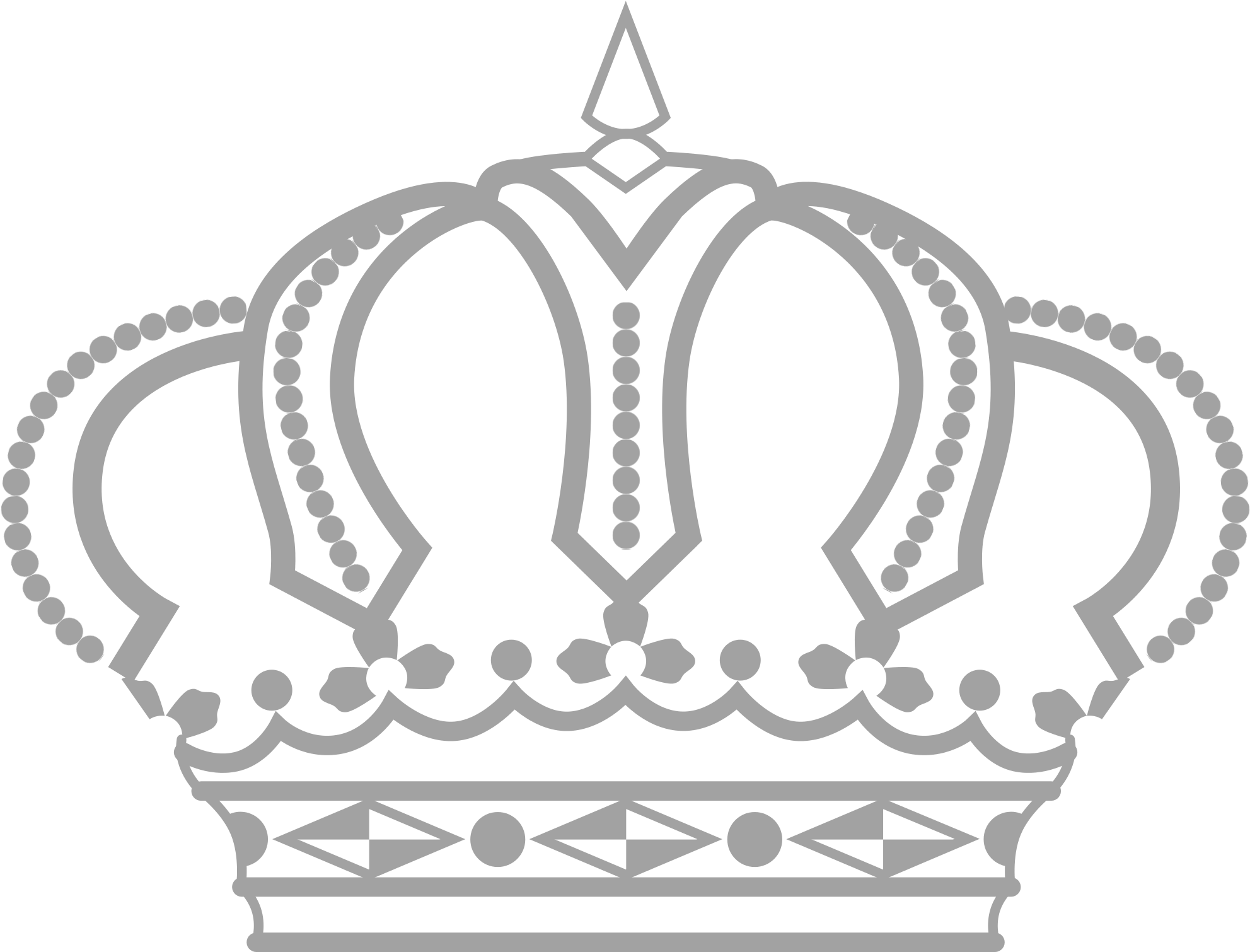 Fondo de imagen PNG de la corona del príncipe real