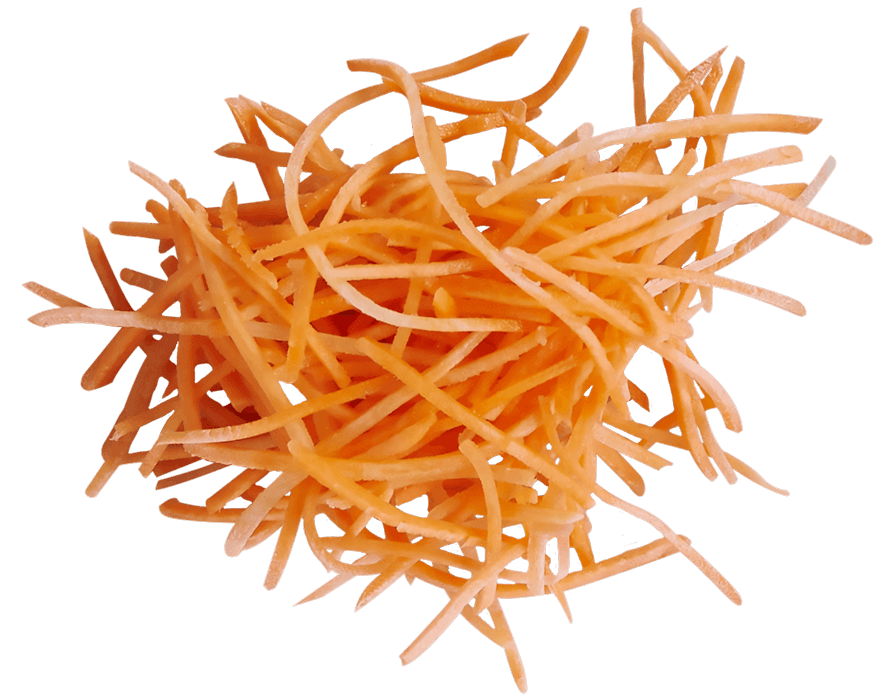 Shredded Carrot Free PNG-Afbeelding