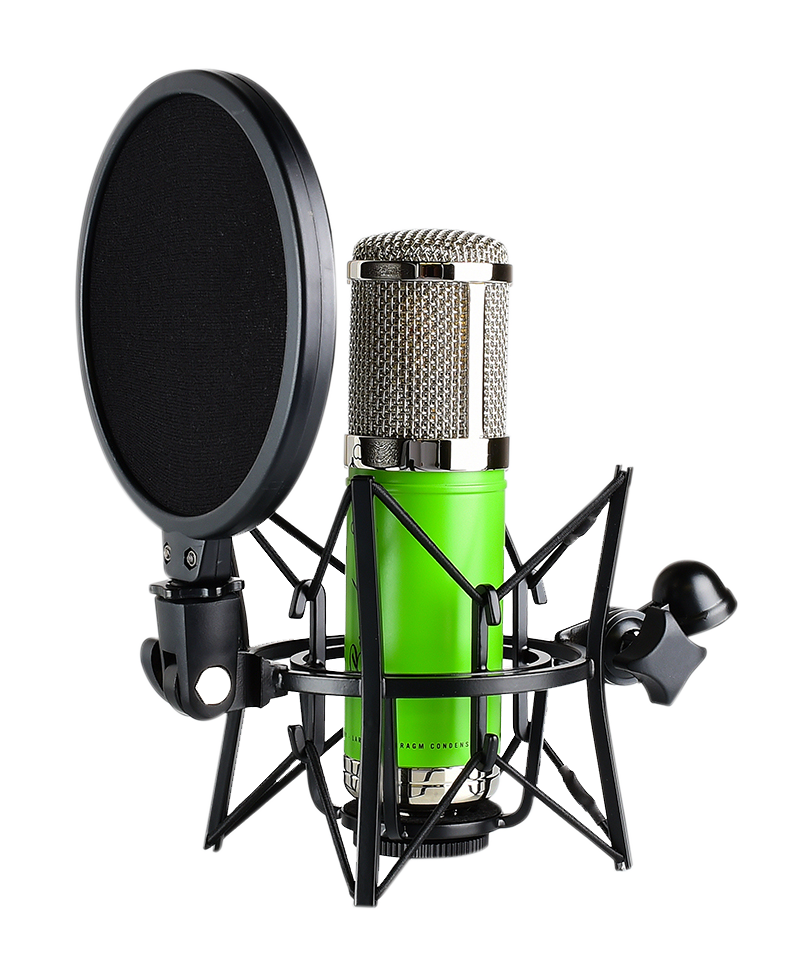 Silver Studio Mic PNG Picture