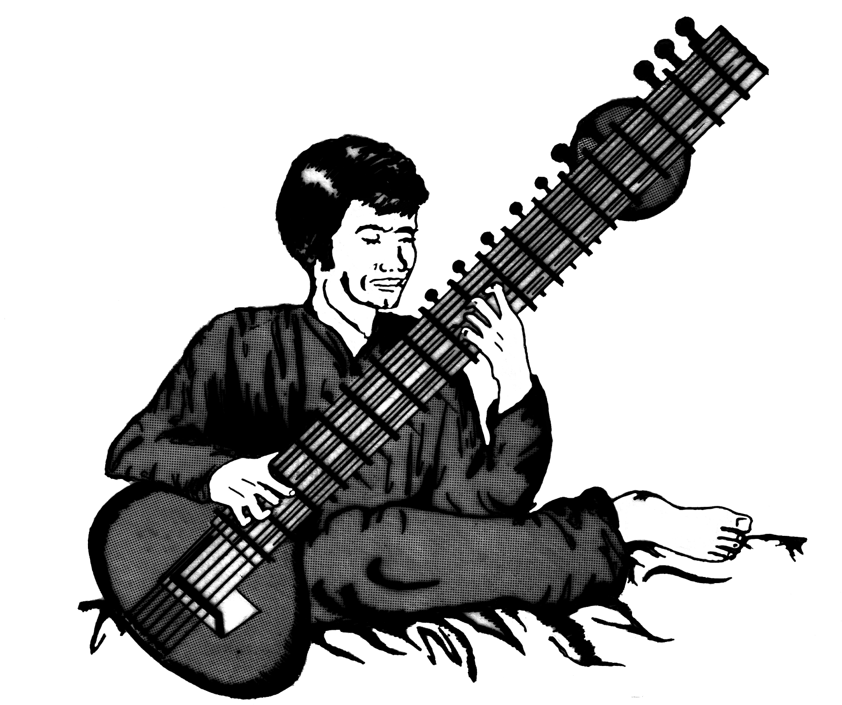 Sitar Instrument Download PNG Image
