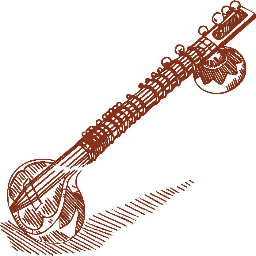 Imagem de PNG livre de instrumento de sitar