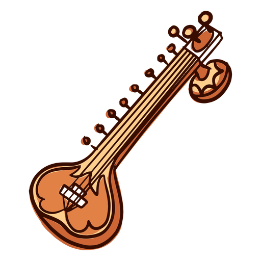 Sitar Instrument PNG Pic