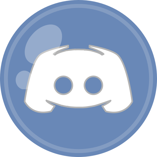 Social Blue Discord Logo PNG Background