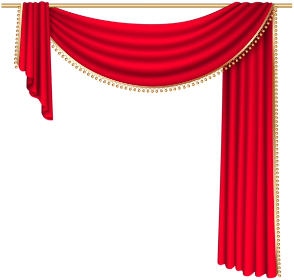 Stage Red Curtain PNG Download Image