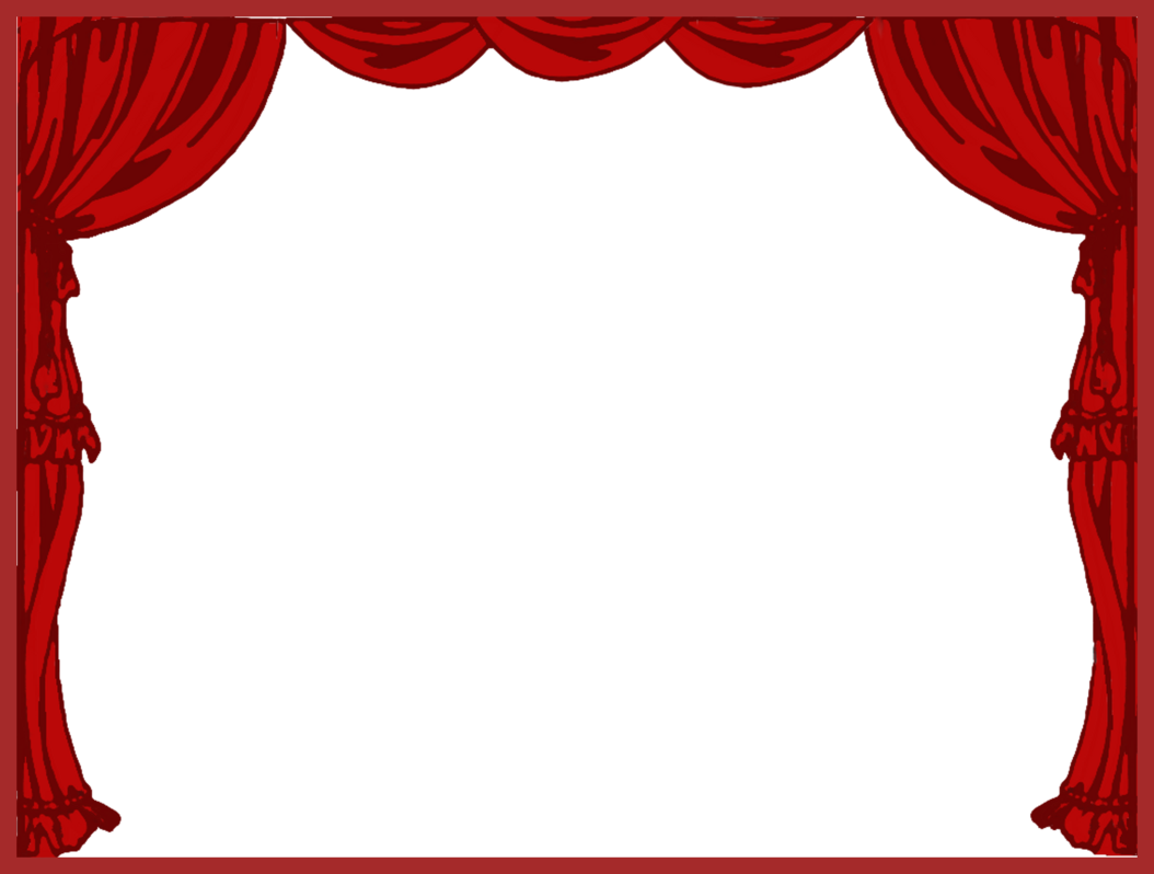 Bühnen-roter Vorhang-PNG-Bildhintergrund