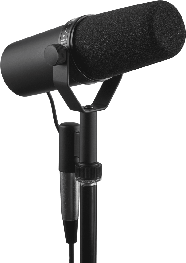 Stage Stand Mic PNG High-Quality Image