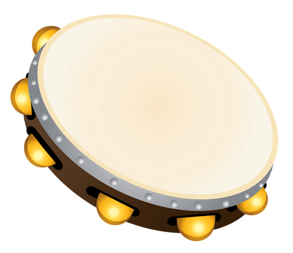 Tambourine Instrument PNG Pic