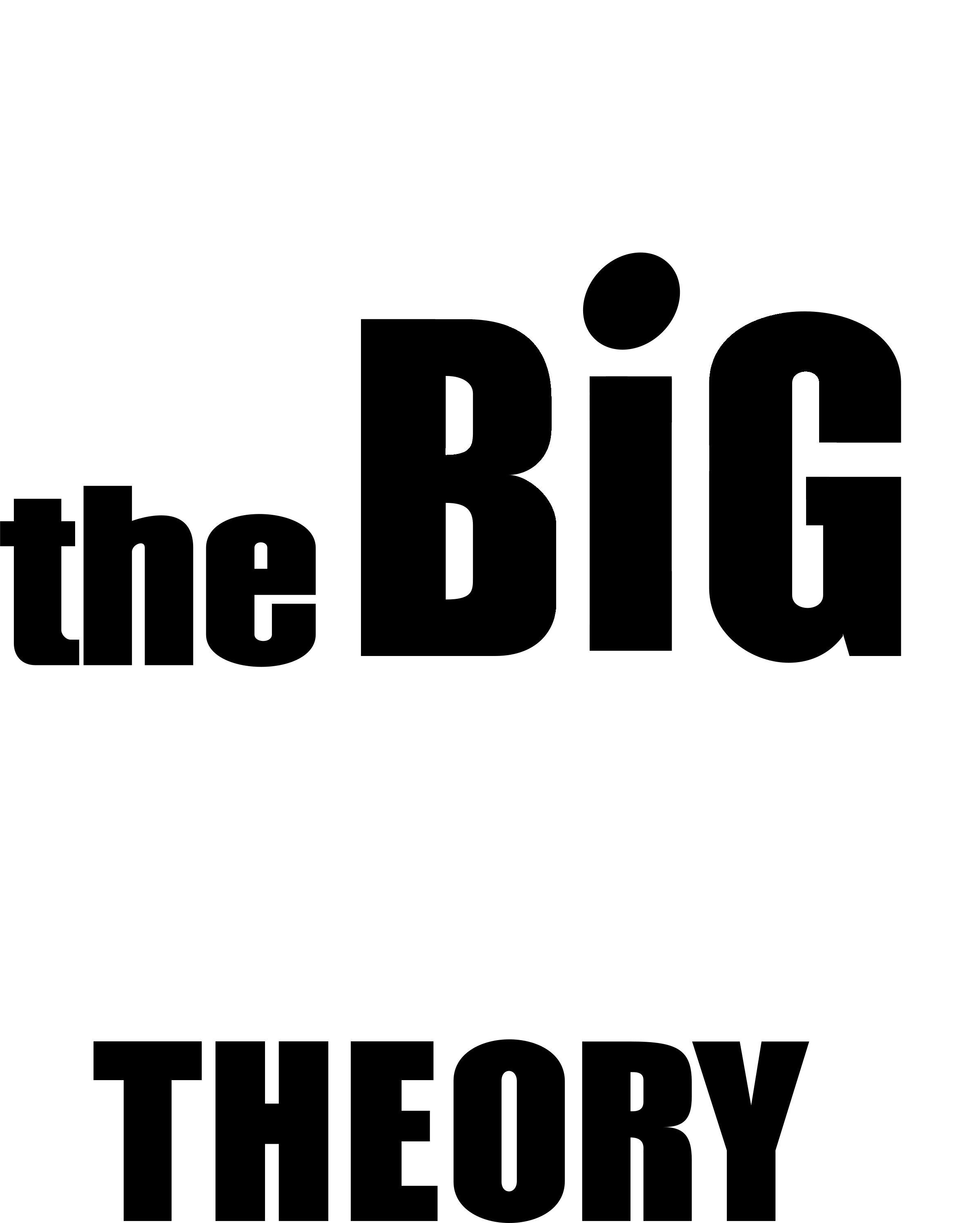The Big Bang Theory Logo PNG Kostenloser Download