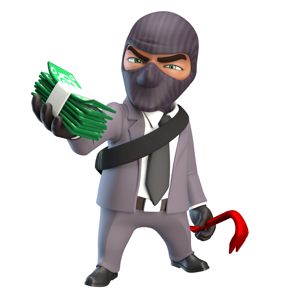 Thief Robber PNG Free Download