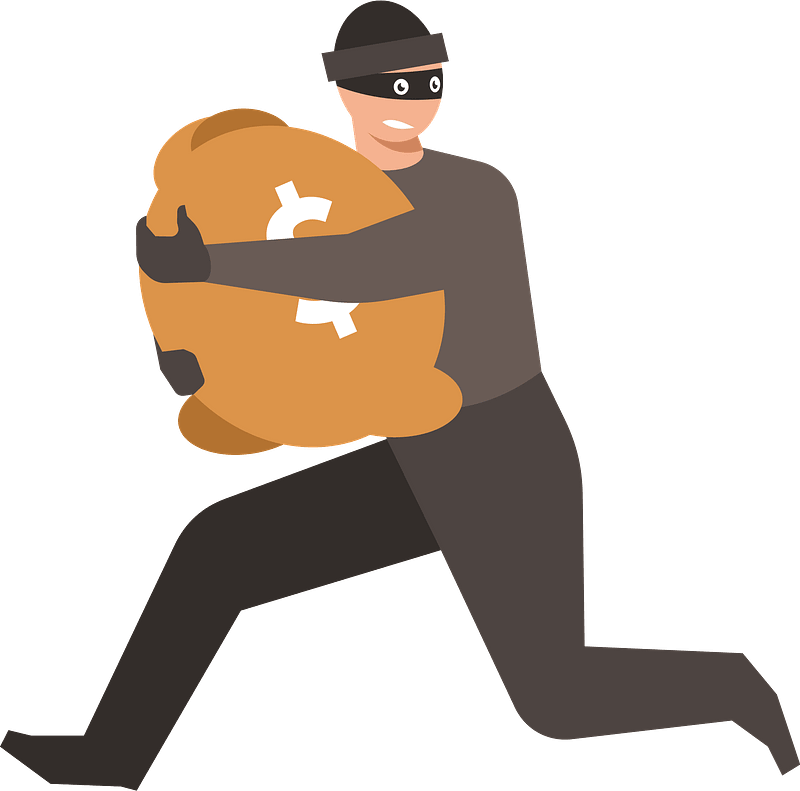 Thief Robber PNG Transparent Image