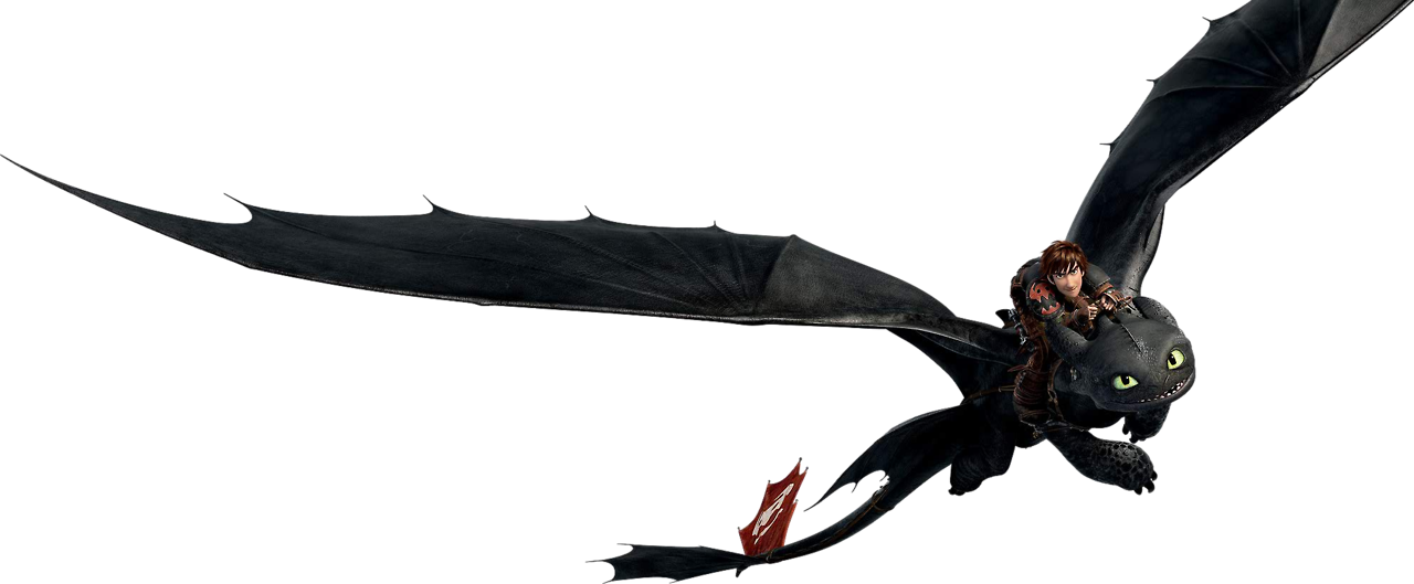 Toothless Dragon PNG High-Quality Image