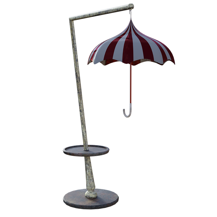 Fundo transparente do suporte do suporte do suporte do guarda-chuva