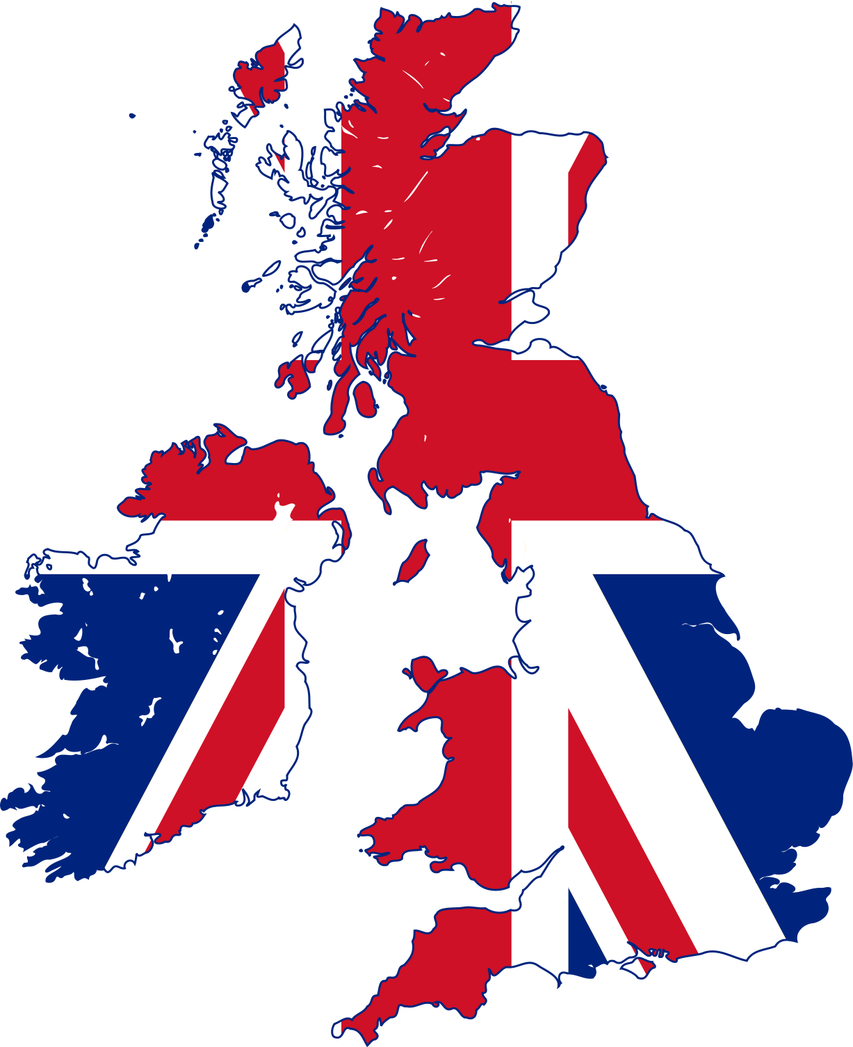 United Kingdom Map Transparent Image