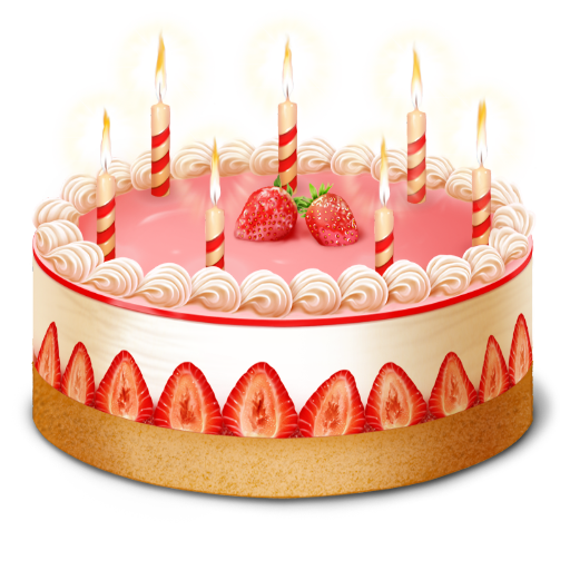 Vector Birthday Cake PNG File Download Free