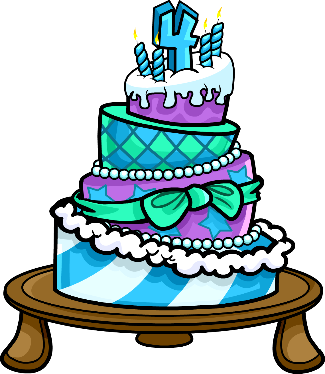 Vector Geburtstags-Kuchen PNG-Bild-Hintergrund